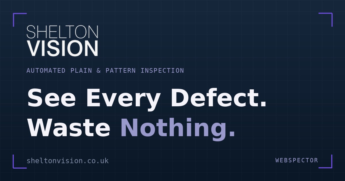 Shelton Vision, automated fabric inspection